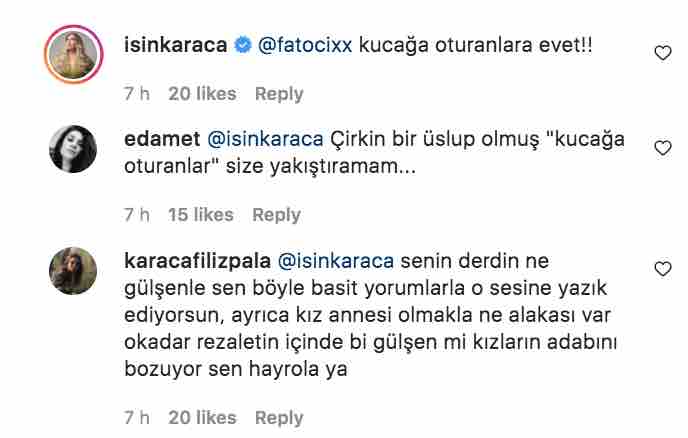 isin karaca ciplaklara laf eden sen degil miydin diyen takipcisine cevap verdi 2